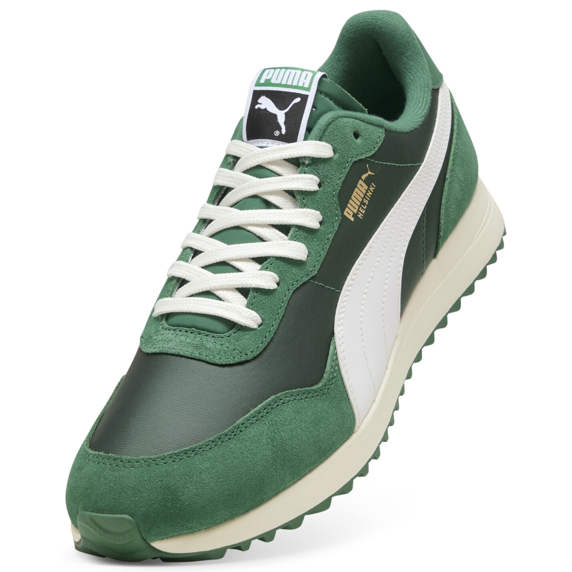 PUMA Athletic Shoes 'Helsinki' in Green: front