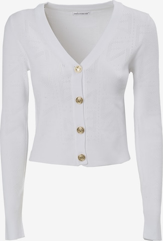 Cardigan Influencer en blanc : devant