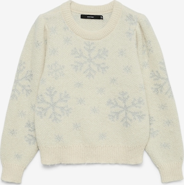 smėlio VERO MODA Megztinis 'VMNEWSNOWYFROST': priekis