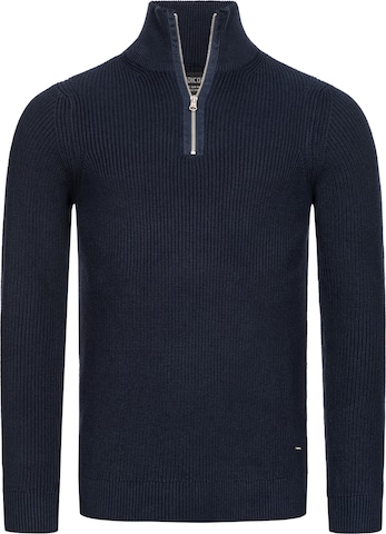 INDICODE JEANS Sweater 'Mayer' in Blue