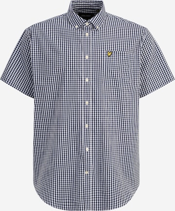 Coupe slim Chemise Lyle & Scott Big&Tall en bleu : devant