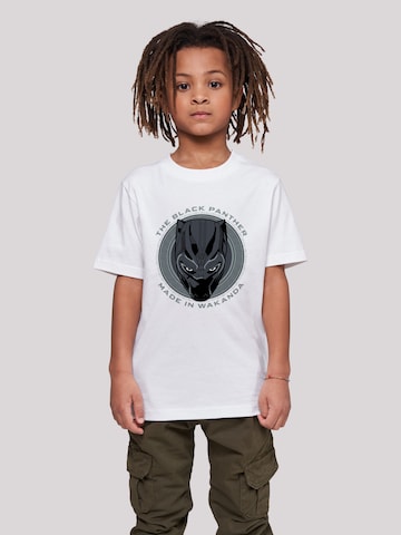 F4NT4STIC Shirt 'Marvel Black Panther Made in Wakanda' in White: front