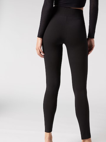 CALZEDONIA Skinny Leggings in Black