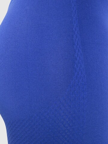 Smilodox Slimfit Sportbroek 'Amaze Scrunch' in Blauw