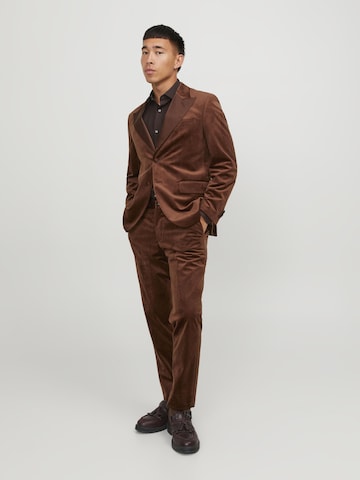 JACK & JONES Slim fit Suit Jacket in Brown