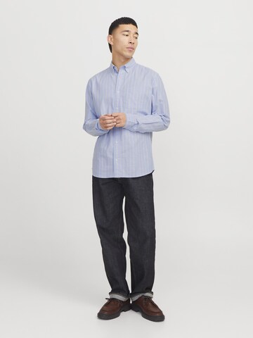 JACK & JONES Regular Fit Hemd 'JPRBLUBrook' in Blau