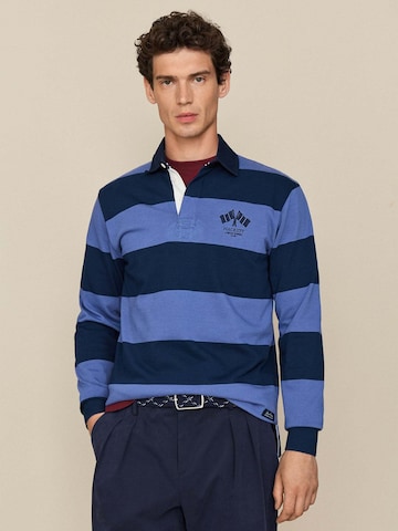 Maglietta di Hackett London in blu: frontale