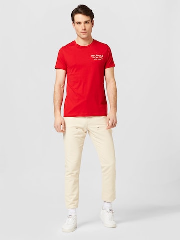 TOMMY HILFIGER Majica | rdeča barva