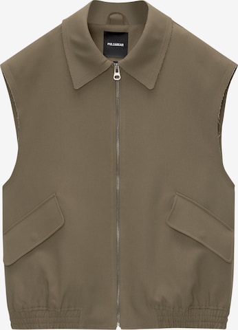 Gilet di Pull&Bear in grigio: frontale