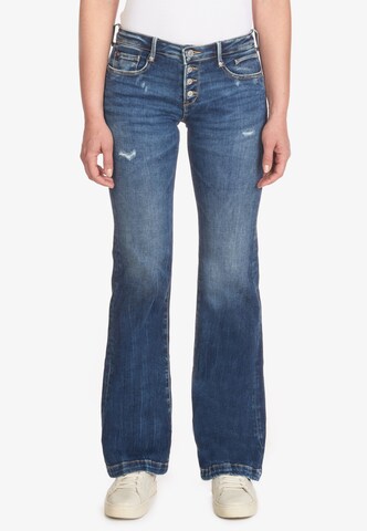 Le Temps Des Cerises Regular Jeans 'FLARE' in Blue: front
