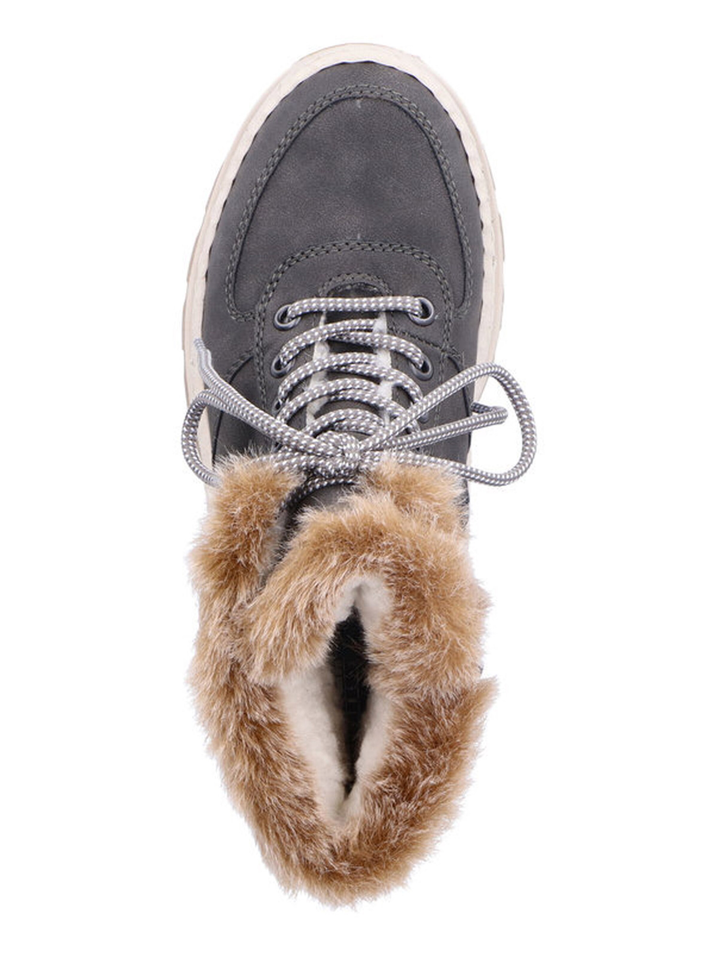 Rieker Schnürstiefel in Grau
