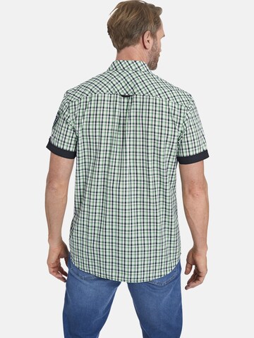 Jan Vanderstorm Comfort fit Button Up Shirt ' Simun ' in Green