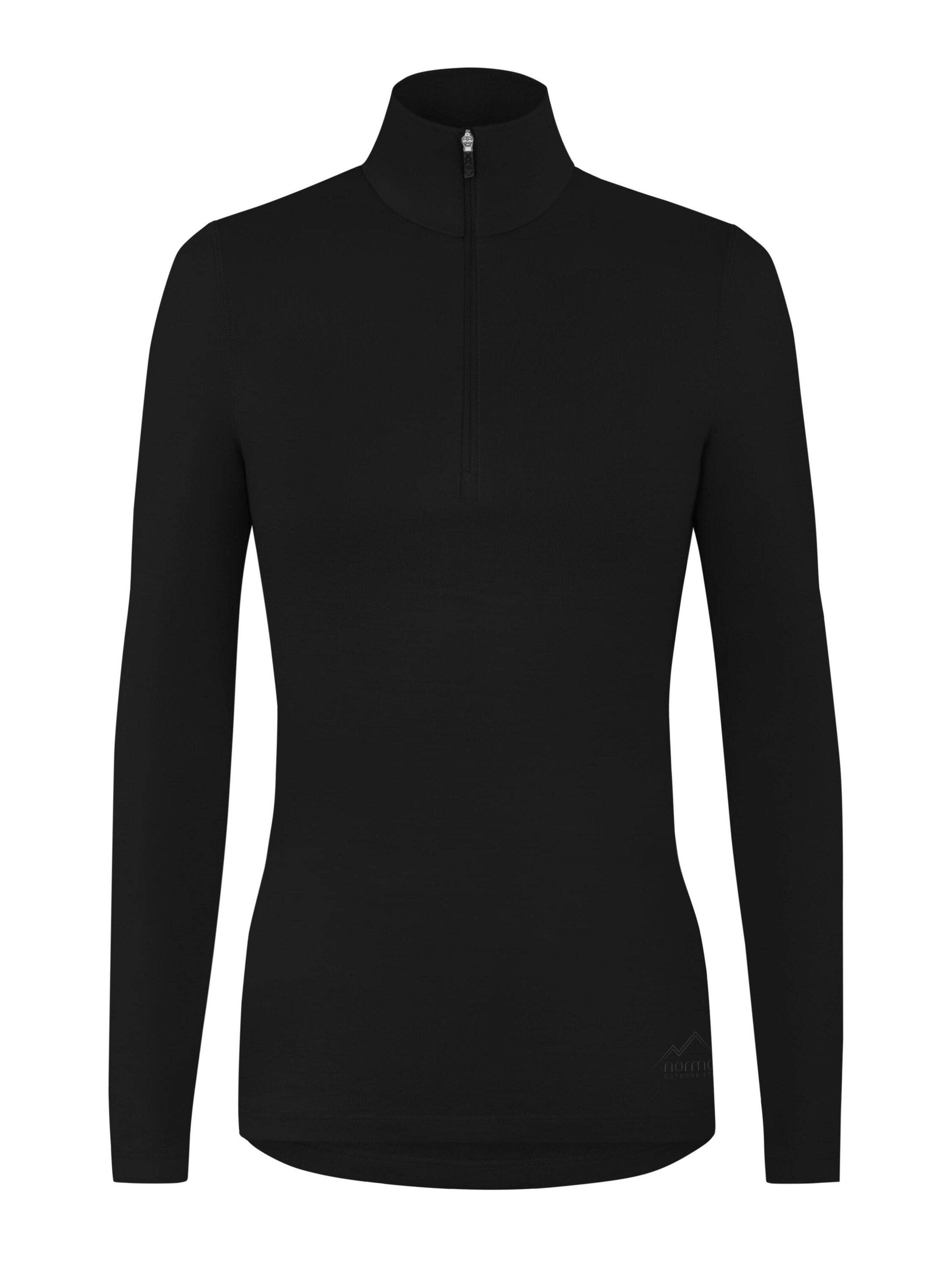 Sweat-shirt 'Launceston' normani en noir : devant