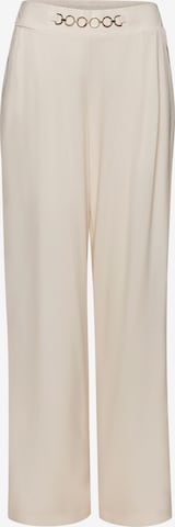 Pantaloni con pieghe di VIVANCE in beige: frontale