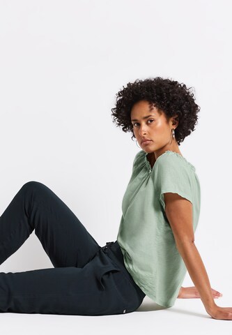 STREET ONE Bluse in Grün