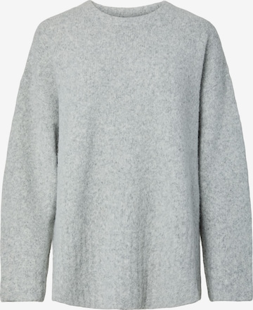 PIECES Sweater 'PCTina' in Grey: front