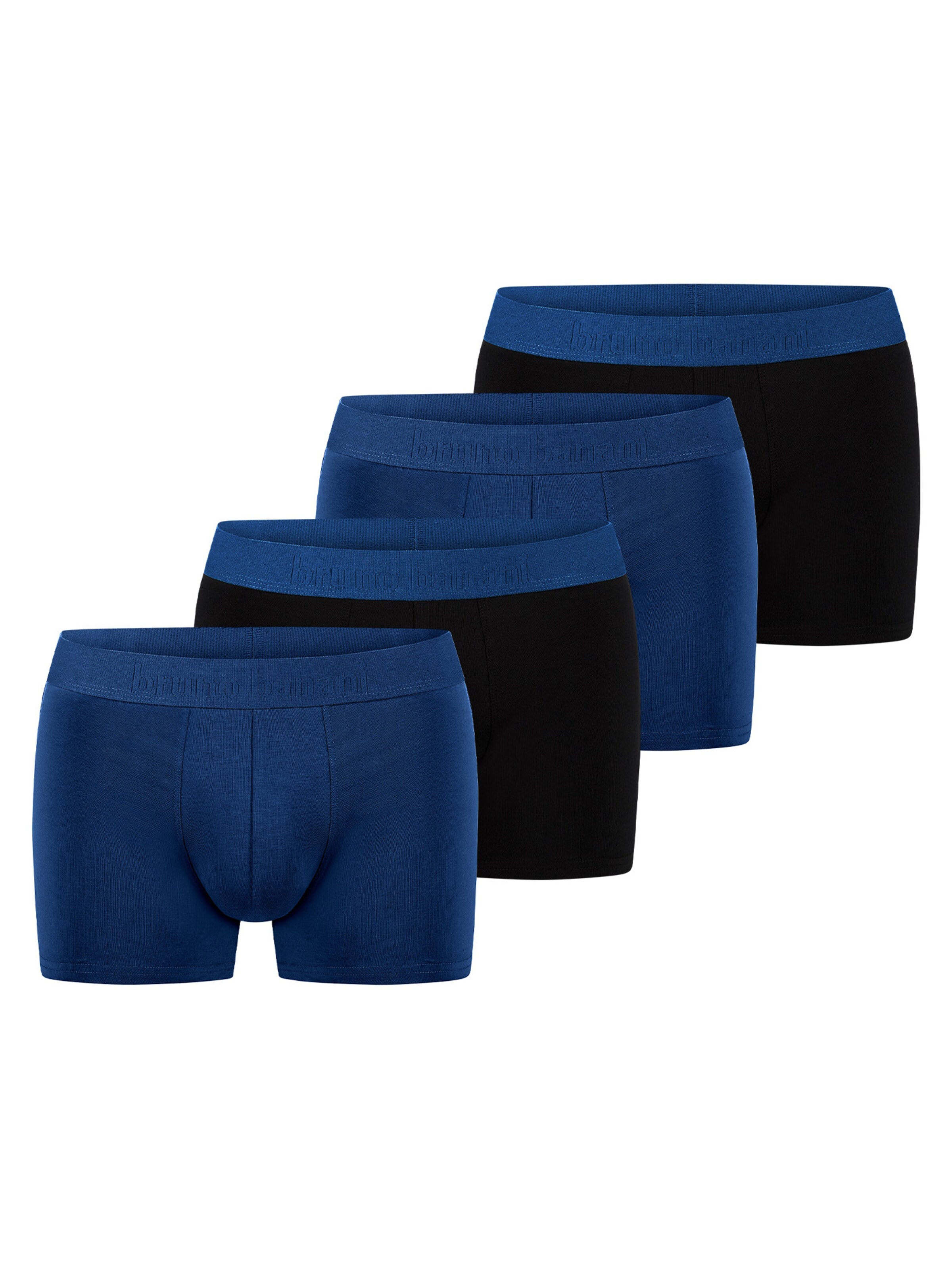 Bruno Banani Boxershorts 'Flowing'‌‌‌‌‌‌‌ in Blau: Vorderseite