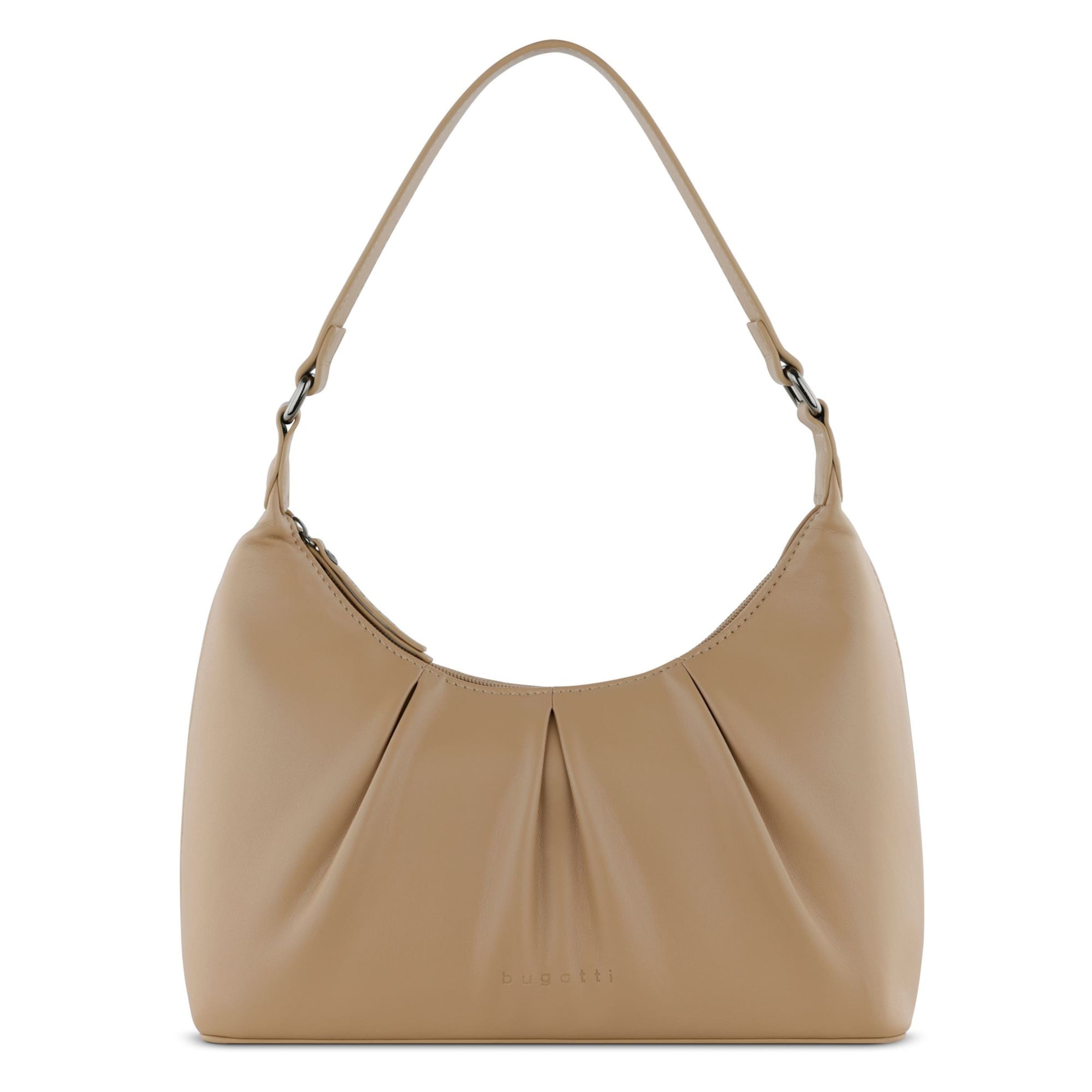 bugatti Schultertasche 'Mila' in Beige: Vorderseite