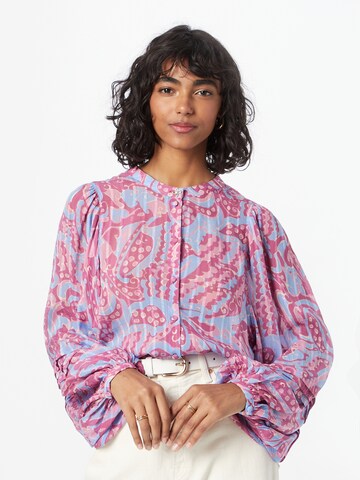 Fabienne Chapot Blouse 'Hollie' in Lila: voorkant