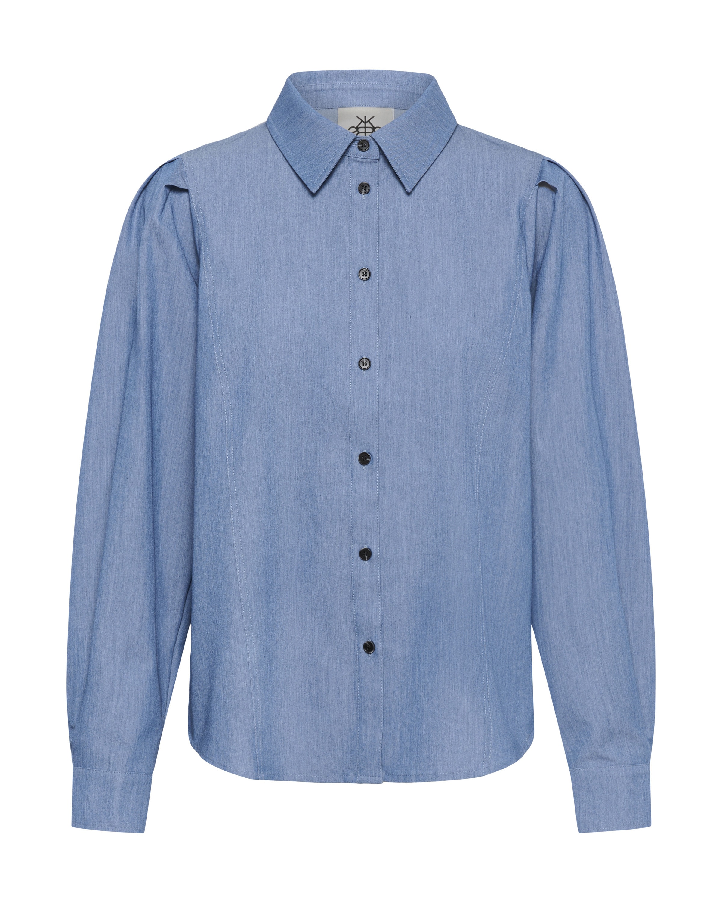KAREN BY SIMONSEN Blouse 'KBRo Solid' in Blue: front