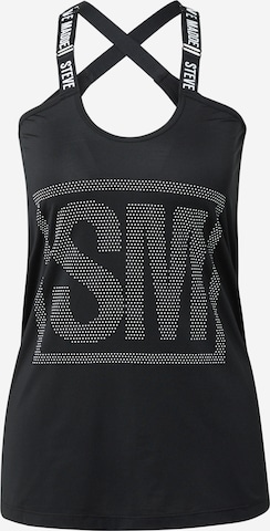 Sport top de la STEVE MADDEN pe negru: față