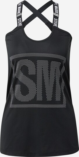 STEVE MADDEN Sporttop in schwarz / weiß, Produktansicht