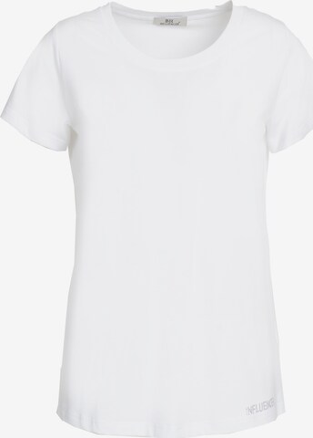 Influencer T-shirt i vit: framsida