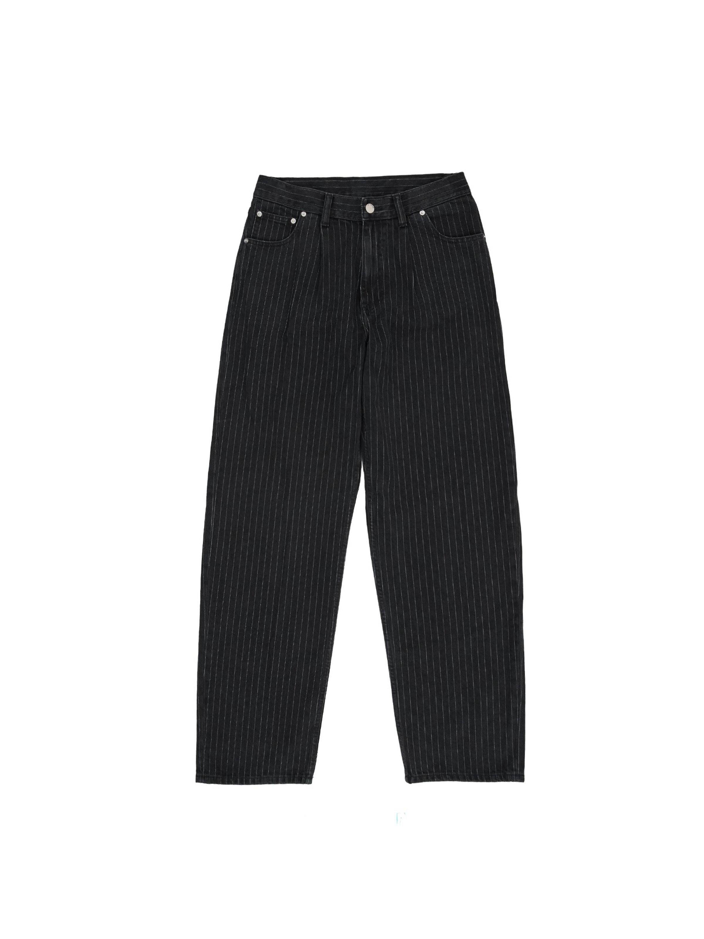 Dr. Denim Loosefit Jeans 'Omar Relaxed Pleated'‌‌‌‌‌‌‌‌‌ in Schwarz: Vorderseite