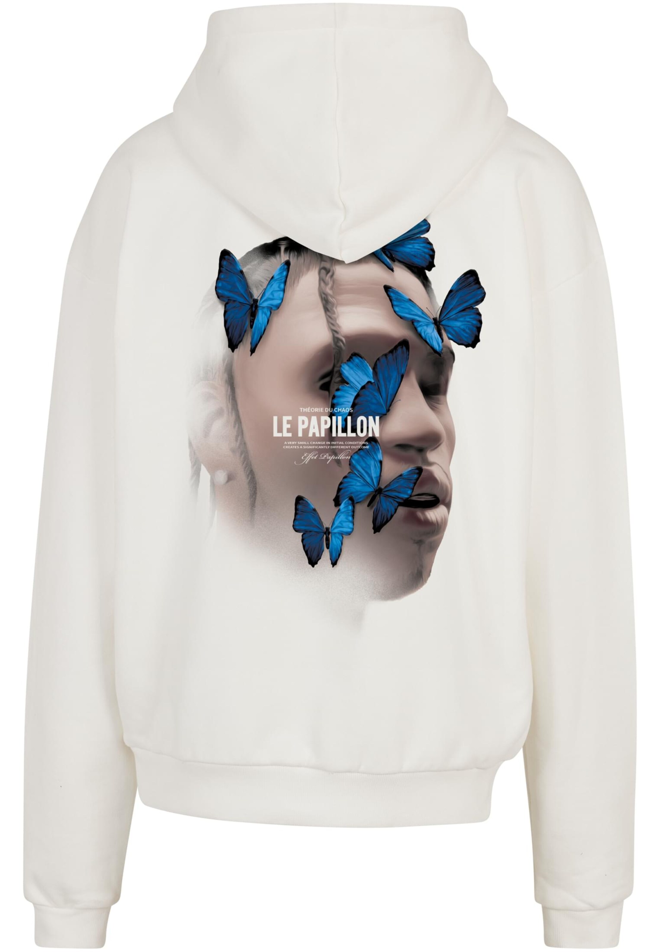 Sweat-shirt 'Le Papillon' MT Upscale en beige