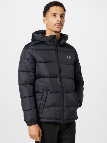 Veste mi-saison HOLLISTER en noir : devant