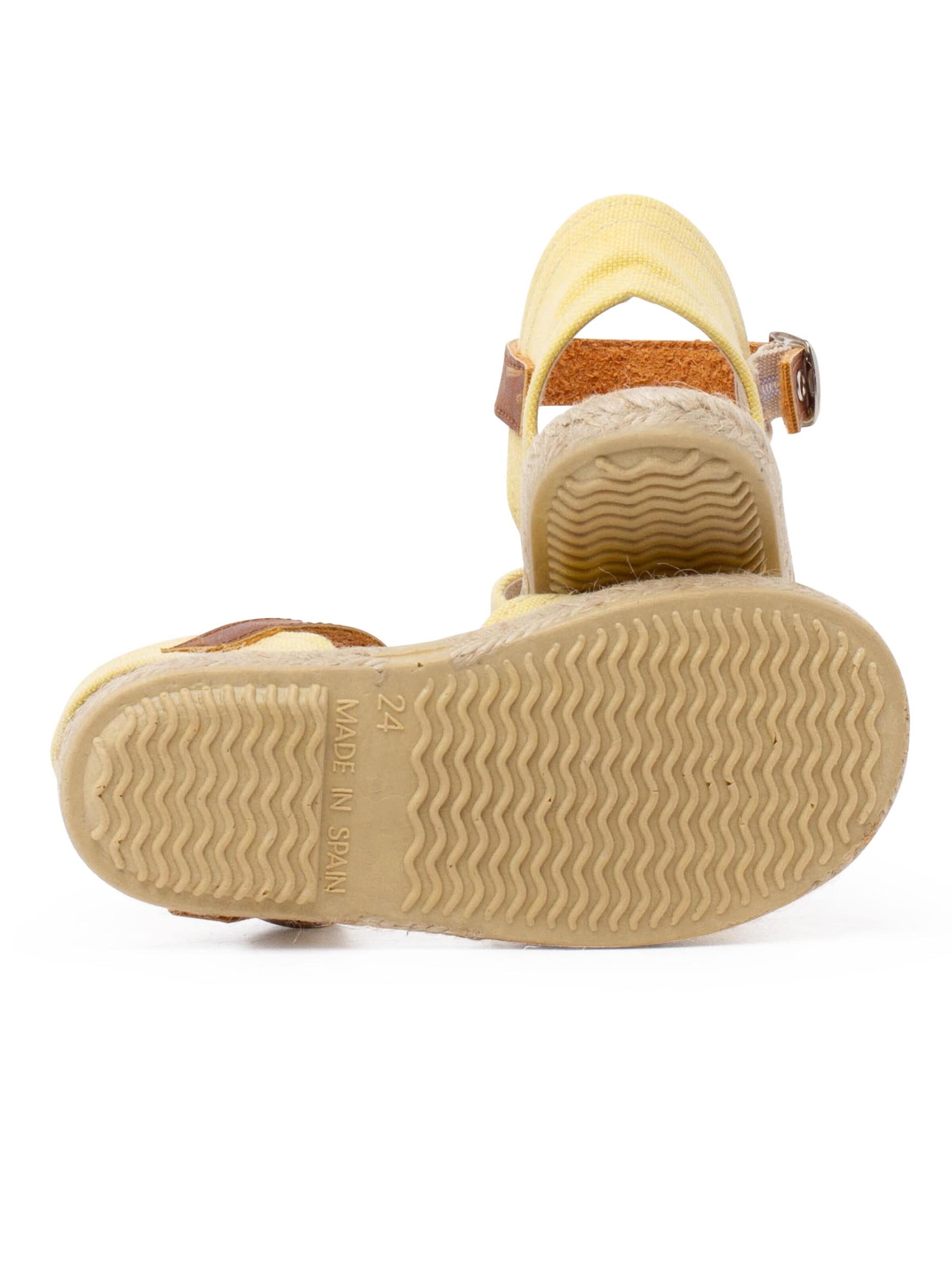 Pisamonas - Sandalias en amarillo