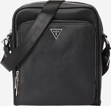 GUESS Чанта за през рамо тип преметка 'MILANO' в черно: отпред