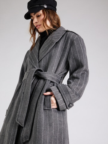 TOPSHOP Between-Seasons Coat in Grey