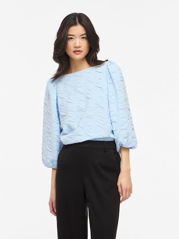 Chemisier 'VIDEVERA' VILA en bleu : devant