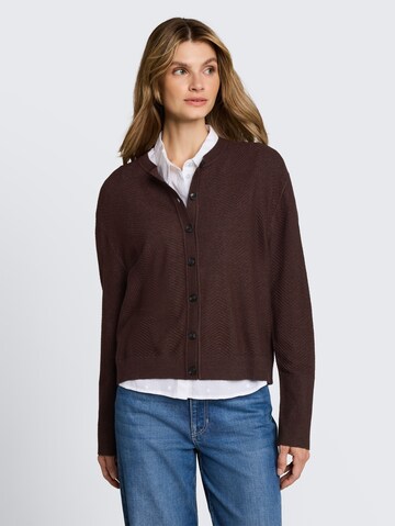 Cardigan TOM TAILOR en marron : devant
