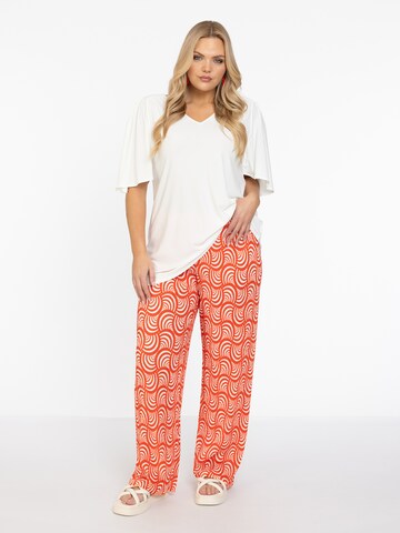 Yoek Loose fit Pants in Orange