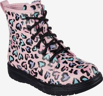 Skechers Kids Boots in Pink: front