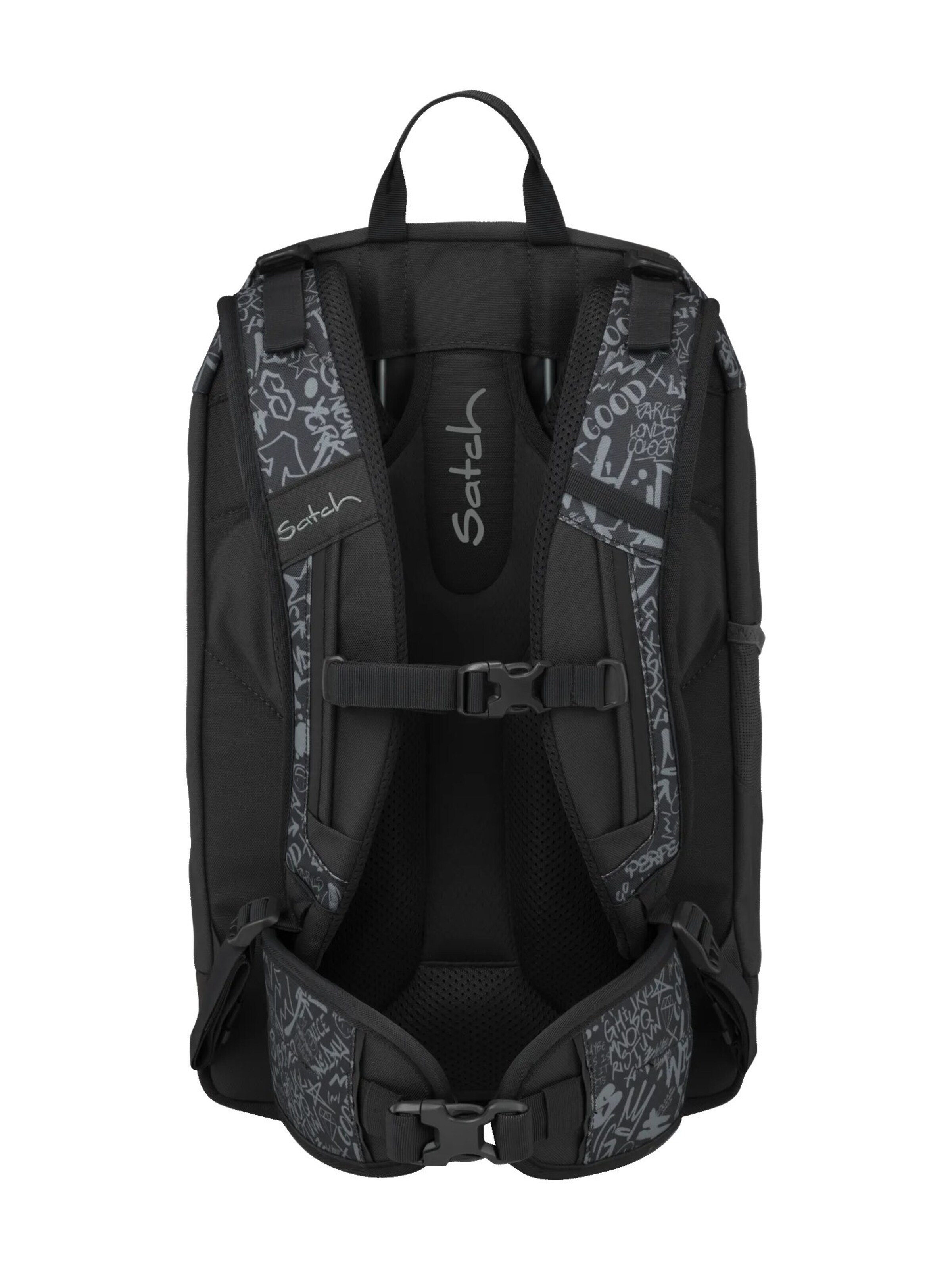 Satch Backpack 'Schulrucksack air' in Grey
