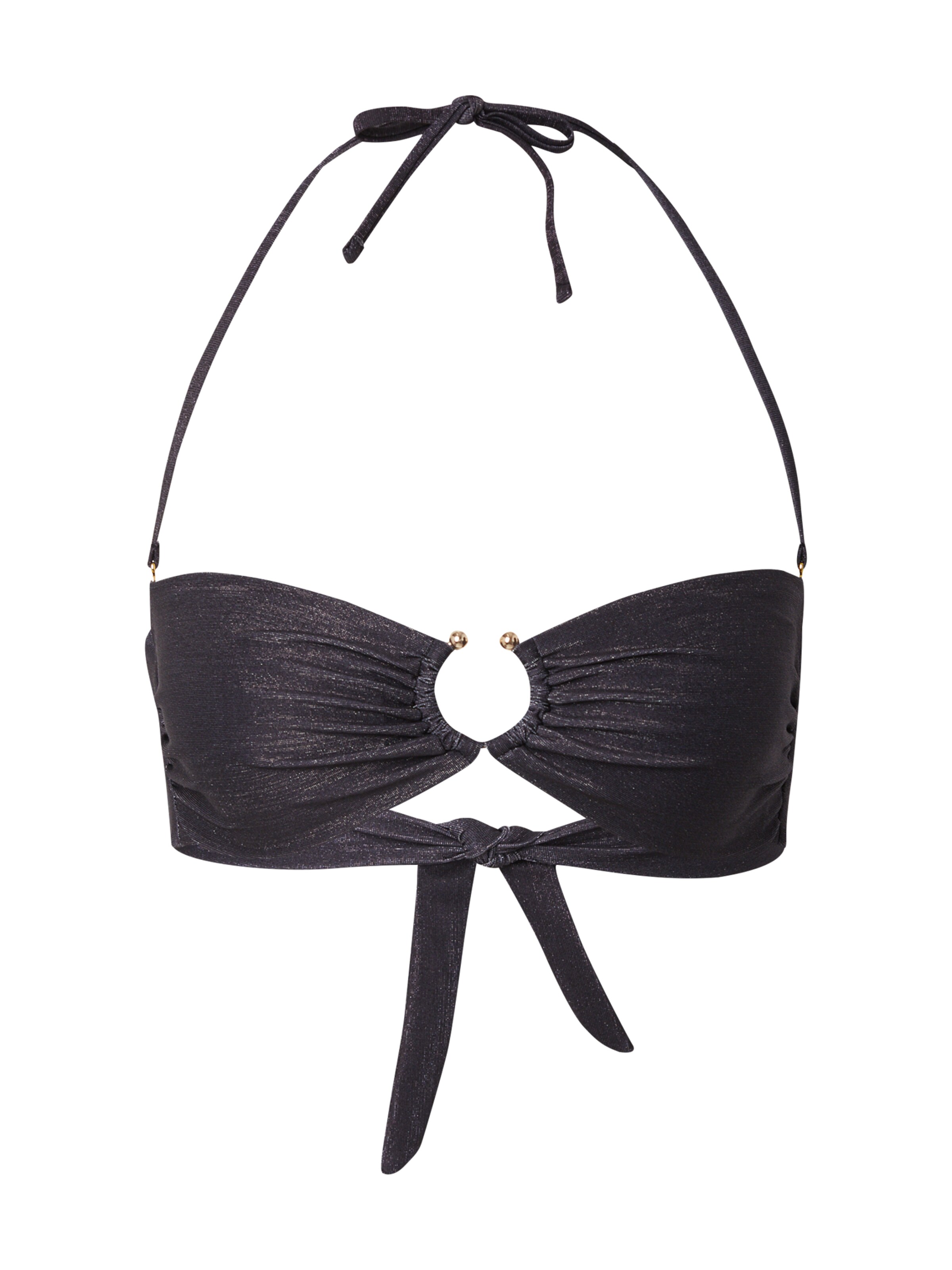 Bandeau Hauts de bikini GUESS en noir : devant