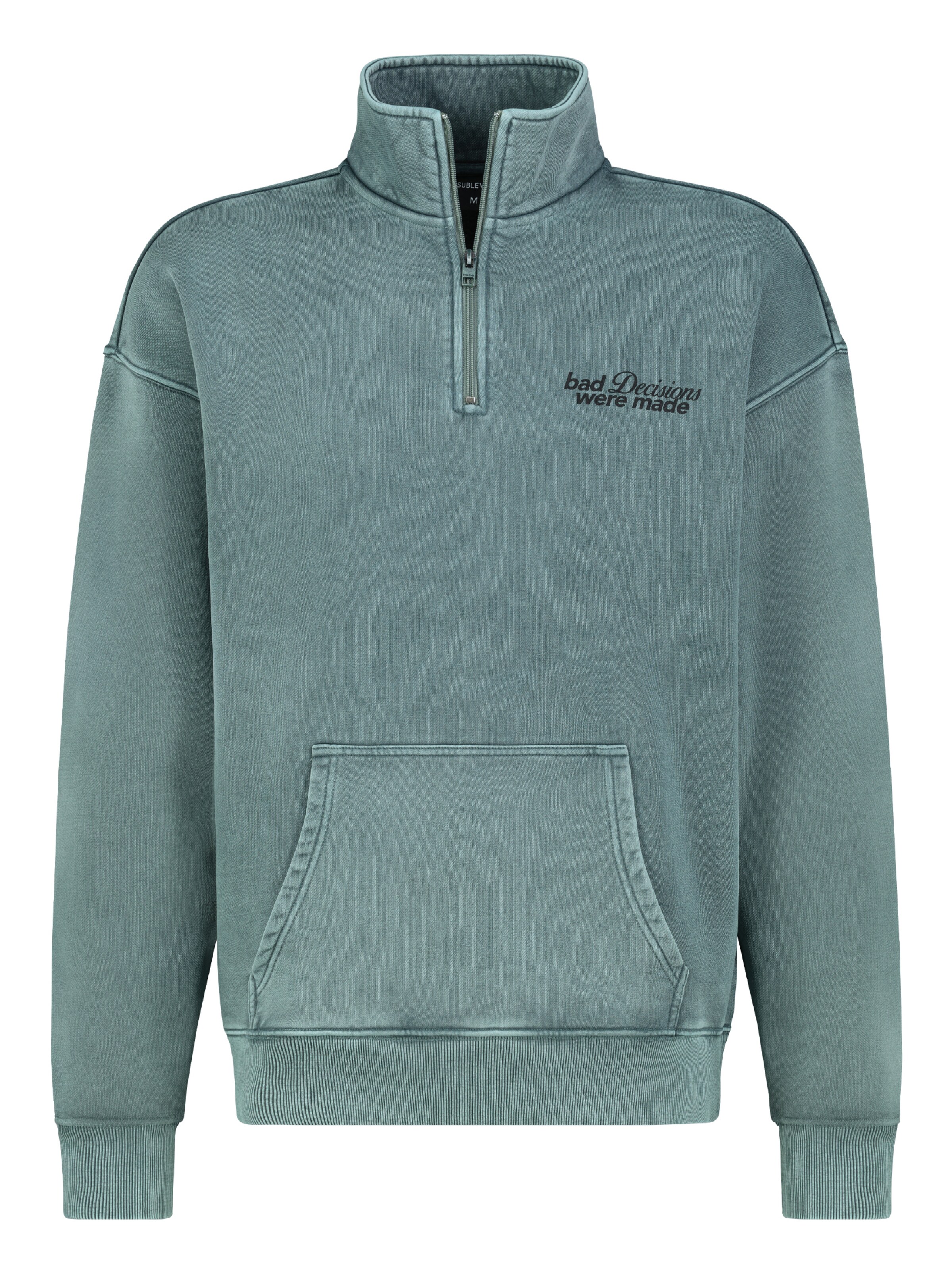 Sublevel Sweatshirt in Groen: voorkant