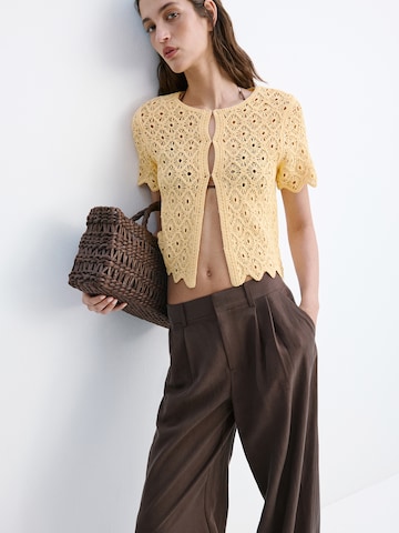 Giacchetta 'SITIN' di MANGO in giallo: frontale