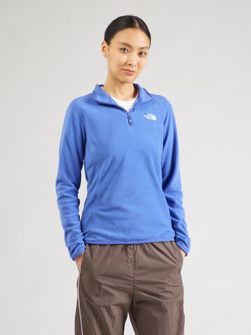 THE NORTH FACE - Pullover desportivo '100 GLACIER' em roxo: frente
