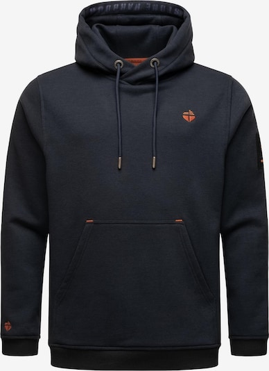 STONE HARBOUR Sweatshirt i nattblått / oransje / svart, Produktvisning