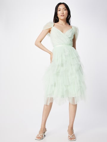 True Decadence Cocktail Dress in Green