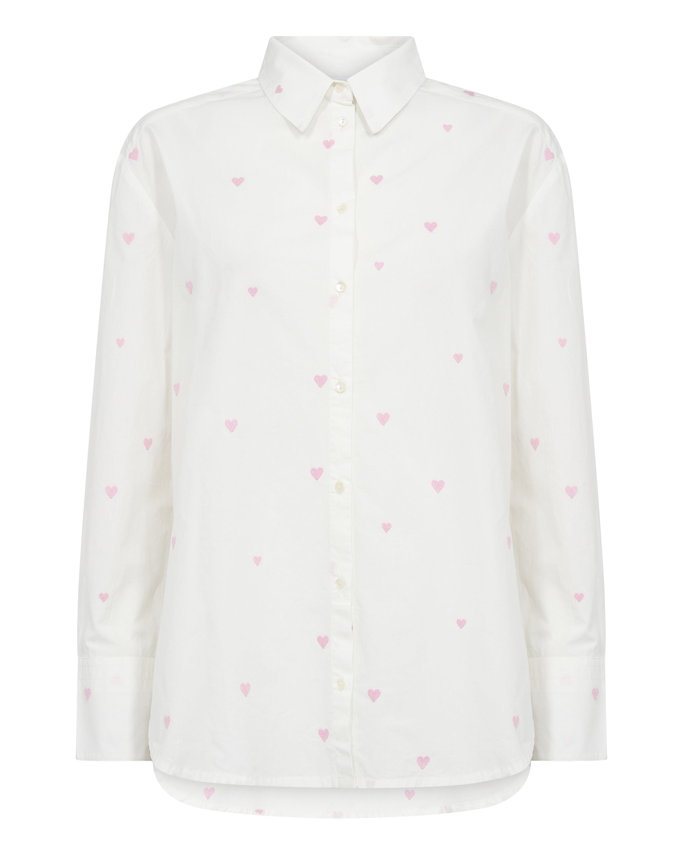 Camicia da donna 'Dianne' di SAINT TROPEZ in bianco: frontale