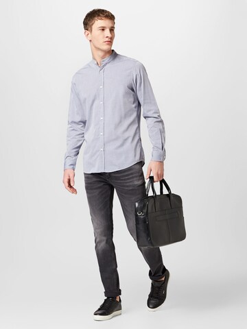 BOSS Orange - Ajuste regular Camisa 'Race' en azul