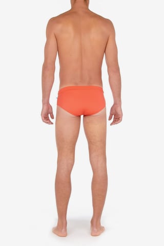 HOM Swim Trunks 'Sea Life' in Orange