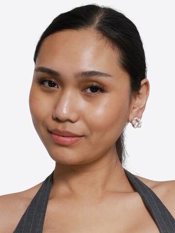 Boucles d'oreilles 'Manius' Heideman en or : devant