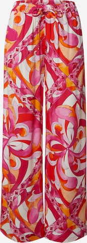 Emily Van Den Bergh Avar lõige Püksid, värv roosa: eest vaates