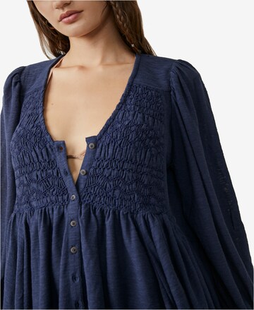 Tunique 'Don't Call Me Baby' Free People en bleu